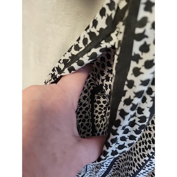 Vtg 80s Prairie Midi Dress Floral Cottage Modest Church Pockets‎ Granny Size 8 - Picture 8 of 13